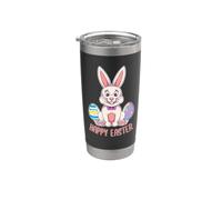 Costume de Pâques Happy Easter avec panier et oeufs de Gobelet isotherme en acier inoxydable double paroi