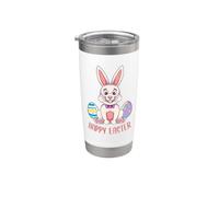 Costume de Pâques Happy Easter avec panier et oeufs de Gobelet isotherme en acier inoxydable double paroi
