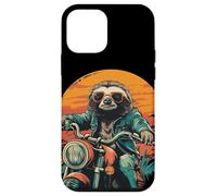 Costume de paresseux cool pour les amateurs de motard et de moto Coque pour iPhone 12 mini