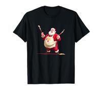 Costume de Peintre de Père Noël Amusant pour Les Amateurs d'art Festif T-Shirt