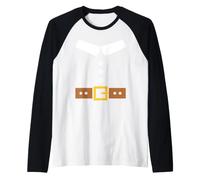 Costume de pèlerin de Thanksgiving pour garçon et Fille Manche Raglan