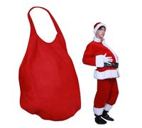 Costume de Père Noël avec rembourrage du ventre - Tenue réaliste et confortable pour adultes, hommes, femmes, Halloween, Noël, comédie, événement, fête, photo