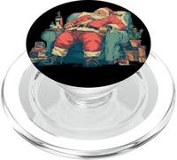 Costume de Père Noël Drunk Ivre pour Un Look Gueule de Bois PopSockets PopGrip pour MagSafe