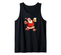 Costume de Père Noël Joyeux avec bière pour Noël Débardeur