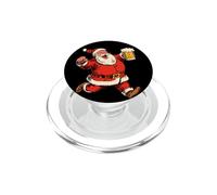 Costume de Père Noël Joyeux avec bière pour Noël PopSockets PopGrip pour MagSafe