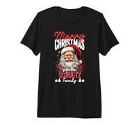 Costume de Père Noël Joyeux Noël de la Famille Schultz T-Shirt Haut de Gamme