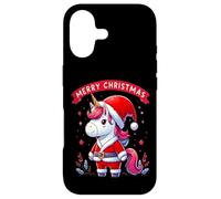 Costume de Père Noël Licorne de Noël Merry Christmas Magic Coque pour iPhone 17