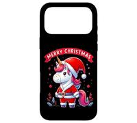 Costume de Père Noël Licorne de Noël Merry Christmas Magic Coque pour iPhone 17 Pro Max