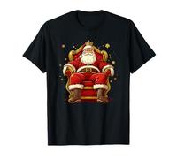Costume de Père Noël règne sur Son trône Royal T-Shirt