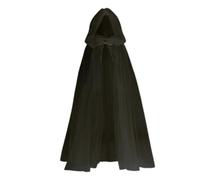 Costume de performance pour Halloween Cloak With Hood - Long Sheer Ghost Cosplay Cape, Tulle Wizard, Costume de performance | Cape encapuchonnée effrayante pour femme