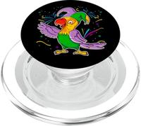 Costume de Perroquet Mardi Gras pour Amoureux des Oiseaux PopSockets PopGrip pour MagSafe