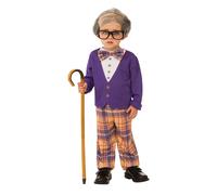 Costume De Petit Vieil Homme Grand-Père Pour Enfants Et Tout-Petits