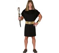 Costume de pharaon pour hommes costume de carnaval noir et or
