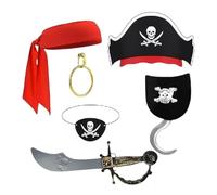 Costume de pirate de cosplay pour , accessoires de jeu de rôle | Costume d'Halloween pour