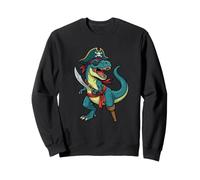 Costume de Pirate de Dinosaure T-Rex - Boucanier Jolly Roger Sweatshirt