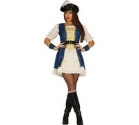 Costume de pirate de luxe pour femme taille M-L, taille:L