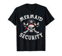 Costume de Pirate de sécurité pour Papa sirène T-Shirt