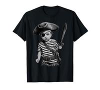 Costume De Pirate Enfants Marin Capitaine Ahoy Chemise De T-Shirt