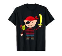 Costume De Pirate Enfants Marin Capitaine Ahoy Chemise De T-Shirt