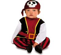 Costume de pirate pour bébé Costume de carnaval rouge-noir-blanc
