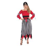 Costume De Pirate Pour Femme Robe De Fantaisie Traditionnelle Des Hautes Mers