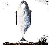Costume de poisson pour adulte - Costume de requin pour - Costume d'Halloween - Costume d'animal réaliste confortable pour adulte - Mascarade, jeu de rôle, festival, cosplay, fête, fête