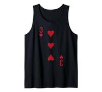 Costume de Poker Vegas à Trois cœurs Débardeur