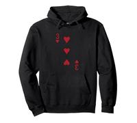 Costume de Poker Vegas à Trois cœurs Sweat à Capuche