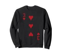 Costume de Poker Vegas à Trois cœurs Sweatshirt
