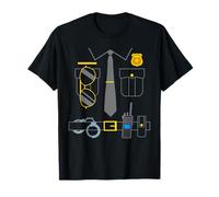 Costume de policier amusant portant des policiers pour enfants T-Shirt