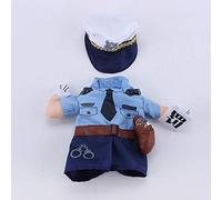 Costume de Policier drôle Costumes Super Mignon pour Les Petits Chiens Les Chats