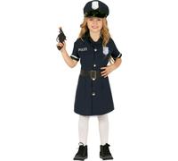 Costume de policier pour fille, taille:98/104