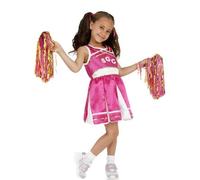 Smiffy's – Costume Pom-pom girl enfant – robe et pompons – Halloween