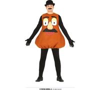 Costume de pomme de terre personnalisable drôle de costume de carnaval marron