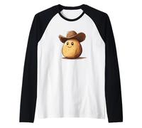 Costume de Pommes de Terre et Chapeau de Cowboy Manche Raglan