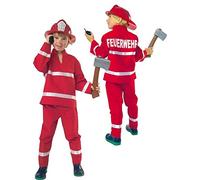 Costume de pompier 2 pièces pour carnaval