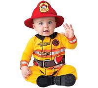 Costume De Pompier Intrépide Pour Bébé 6-12 Mois