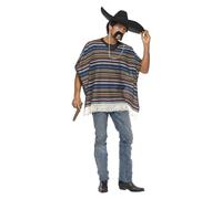 Costume De Poncho Authentique Pour Enfant Taille Unique
