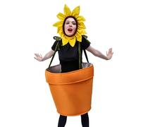 Costume de pot de - Outfit cosplay pour de jardin avec design floral réaliste | Fun Flower Bonsai Costume pour Halloween, événements à thème, spectacles théâtrales, masquat