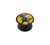 Costume de Poulet Best Friends pour Les Amateurs de Dinosaures PopSockets PopGrip Adhésif