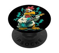 Costume de Poulet de Musique Rock pour Les Amateurs de Guitare électrique PopSockets PopGrip Adhésif