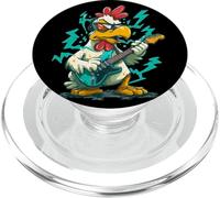 Costume de Poulet de Musique Rock pour Les Amateurs de Guitare électrique PopSockets PopGrip pour MagSafe