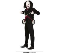 Costume de poupée psychopathe pour homme en série Costume d'Halloween noir-violet