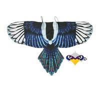 Costume de pour - Ailes d'oiseau | Tissu léger en mousseline de soie avec sangles, masque de réaliste inclus, kit de déguisement d'animal forestier, ailes de cosplay pour garçons