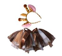 Costume de première séance photo pour petite fille avec bandeau respirant et bandeau de cerf