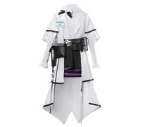 Costume de prêtresse pour cosplay, personnage de jeu, tenue blanche pour | Preiss Uniforme de scientifique de laboratoire pour femme, costume de jeu de rôle, costume d'Halloween, carnaval