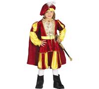 costume de prince de conte médiéval pour enfants, taille:122/128