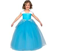 Costume de princesse pour fille Costume de conte de fées bleu