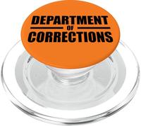 Costume de Prison du département des Corrections PopSockets PopGrip pour MagSafe