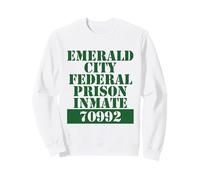 Costume de Prisonnier du Magicien d'Oz Emerald City pour Halloween Sweatshirt